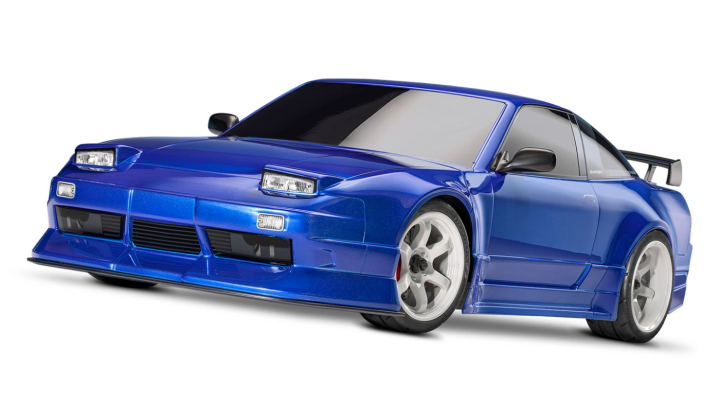 Traxxas 4-TEC 2.0 4WD Nissan 240SX VX3 BL Blå i gruppen RADIOSTYRD BIL / RC-BILAR / Radiostyrda bilar hos Rynosx4 Hobbyshop AB (TRX93424-4-BLUE)