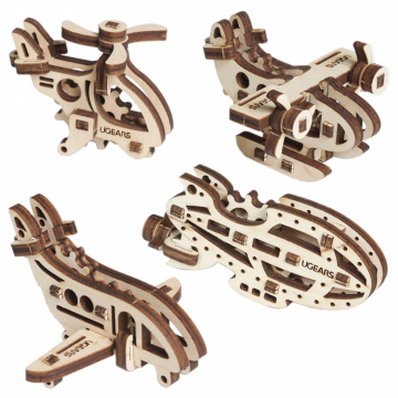 Ugears U-Fidget Aircrafts i gruppen Aktuellt / Ssong / Perfekt i pskgget! hos Rynosx4 Hobbyshop AB (UG70034)