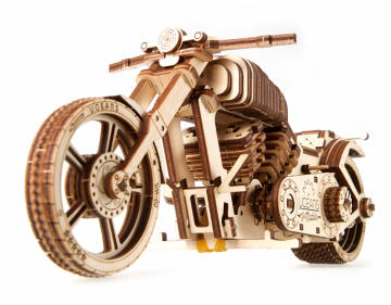 Ugears Bike VM-02 i gruppen Bygg & Verktyg / Byggsatser tr / Mekaniska 3D-Pussel hos Rynosx4 Hobbyshop AB (UG70051)