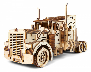 Ugears Heavy Boy Truck VM-03 i gruppen Bygg & Verktyg / Byggsatser tr / Mekaniska 3D-Pussel hos Rynosx4 Hobbyshop AB (UG70056)