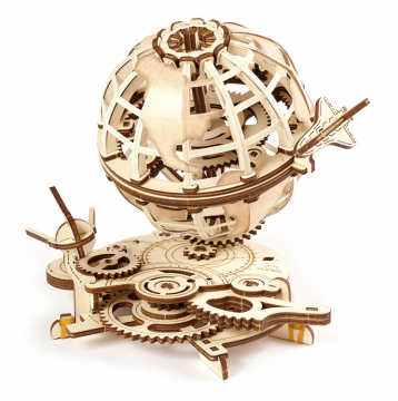 Ugears Globe i gruppen Bygg & Verktyg / Byggsatser tr / Mekaniska 3D-Pussel hos Rynosx4 Hobbyshop AB (UG70128)