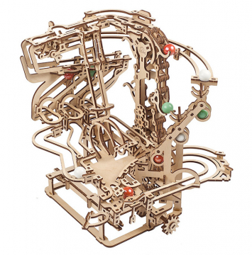 Ugears Marble Run Chain Hiss i gruppen Bygg & Verktyg / Byggsatser tr / Mekaniska 3D-Pussel hos Rynosx4 Hobbyshop AB (UG70156)