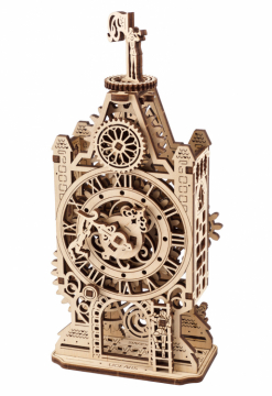 Ugears Old Clock Tower i gruppen Bygg & Verktyg / Byggsatser tr / Mekaniska 3D-Pussel hos Rynosx4 Hobbyshop AB (UG70169)