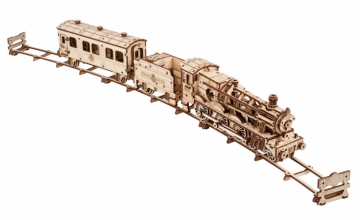 Ugears Hogwarts Express Harry Potter i gruppen Bygg & Verktyg / Byggsatser tr / Mekaniska 3D-Pussel hos Rynosx4 Hobbyshop AB (UG70176)