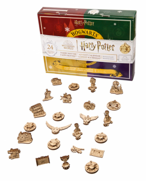 Ugears Harry Potter Adventskalendern i gruppen Bygg & Verktyg / Byggsatser tr / Mekaniska 3D-Pussel hos Rynosx4 Hobbyshop AB (UG70188)