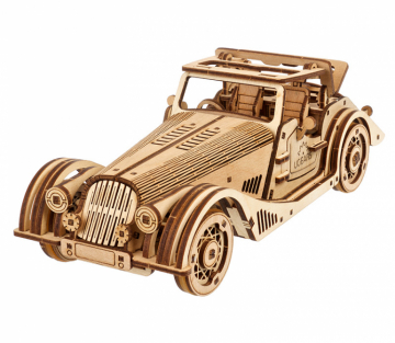 Ugears Sports Car Rapid Mouse i gruppen Bygg & Verktyg / Byggsatser tr / Mekaniska 3D-Pussel hos Rynosx4 Hobbyshop AB (UG70202)