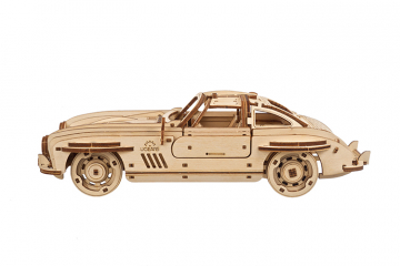 Ugears Winged Sports Coupe i gruppen Bygg & Verktyg / Byggsatser trä / Mekaniska Byggsatser hos Rynosx4 Hobbyshop AB (UG70205)