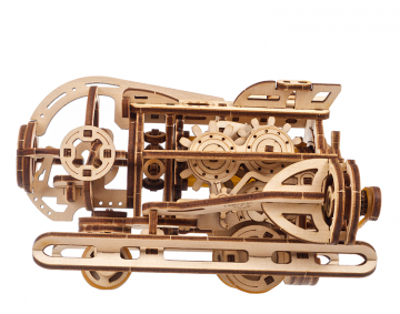 Ugears Steampunk Submarine i gruppen Bygg & Verktyg / Byggsatser tr / Mekaniska 3D-Pussel hos Rynosx4 Hobbyshop AB (UG70229)