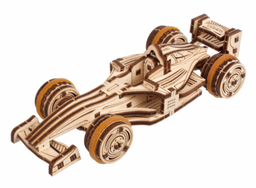 Ugears Compact Racer i gruppen Fabrikat / U / UGEARS Models / Modeller Mekaniska hos Rynosx4 Hobbyshop AB (UG70252)