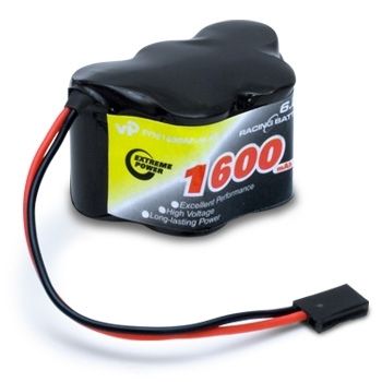 Mottagarbatteri NiMH 6,0V 1600mAh Hump i gruppen Elektronik / Batterier & laddare / Batterier / NiMH hos Rynosx4 Hobbyshop AB (V16005AFMF2)