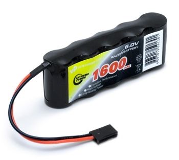 Mottagarbatteri NiMH 6,0V 1600mAh Rak i gruppen Elektronik / Batterier & laddare / Batterier / NiMH hos Rynosx4 Hobbyshop AB (V16005AFSF2)