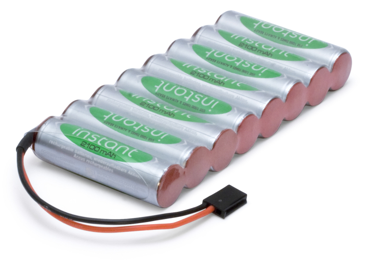 Vapex Sändarbatteri NiMH 9.6V 2100mAh i gruppen Elektronik / Batterier & laddare / Batterier / NiMH hos Rynosx4 Hobbyshop AB (V2100AA8SSF2)