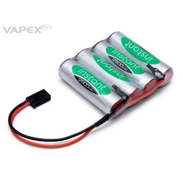 Mottagarbatteri NiMH 4,8V 2500mAh Rak i gruppen Elektronik / Batterier & laddare / Batterier / NiMH hos Rynosx4 Hobbyshop AB (VP2500AAS4F2)