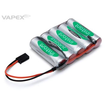 Mottagarbatteri NiMH 6,0V 2500mAh Rak i gruppen Elektronik / Batterier & laddare / Batterier / NiMH hos Rynosx4 Hobbyshop AB (VP2500AAS5F2)