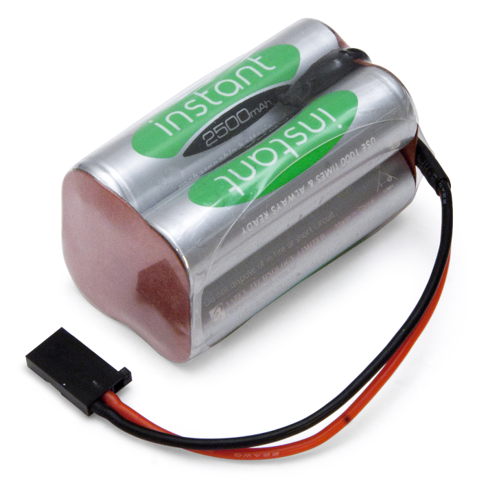 Mottagarbatteri NiMH 4,8V 2500mAh Kub i gruppen Elektronik / Batterier & laddare / Batterier / NiMH hos Rynosx4 Hobbyshop AB (VP2500AAW4F2)