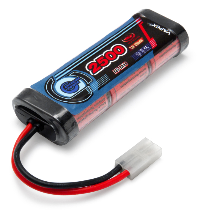 NiMH Batteri 7,2V 2500mAh Tamiya-kontakt i gruppen Elektronik / Batterier & laddare / Batterier / NiMH hos Rynosx4 Hobbyshop AB (VP2500SCH6T1)