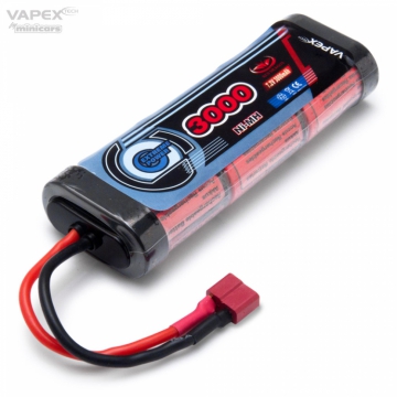 NiMH Batteri 7,2V 3000mAh T-kontakt i gruppen Elektronik / Batterier & laddare / Batterier / NiMH hos Rynosx4 Hobbyshop AB (VP3000SCH6D2)