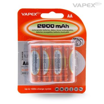 AA/R6 Batteri NiMH 2900mAh 4-pack i gruppen Elektronik / Batterier & laddare / Batterier / NiMH hos Rynosx4 Hobbyshop AB (VP4VTE2900AA)