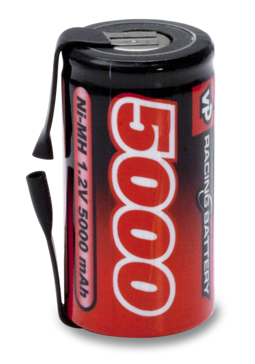 NiMH Batteri 1,2V 5000mAh Sub-C i gruppen Elektronik / Batterier & laddare / Batterier / NiMH hos Rynosx4 Hobbyshop AB (VP5000SCT)