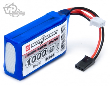 Mottagarbatteri Li-Fe 6,6V 1000mAh i gruppen Elektronik / Batterier & laddare / Batterier / Li-Fe hos Rynosx4 Hobbyshop AB (VP93572)