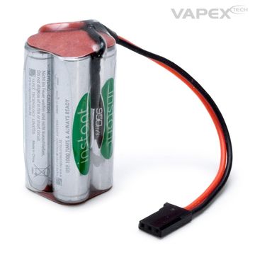 Vapex Mottagarbatteri NiMH 4,8V 950mAh Kub i gruppen Elektronik / Batterier & laddare / Batterier / NiMH hos Rynosx4 Hobbyshop AB (VP950AAAW4F2)