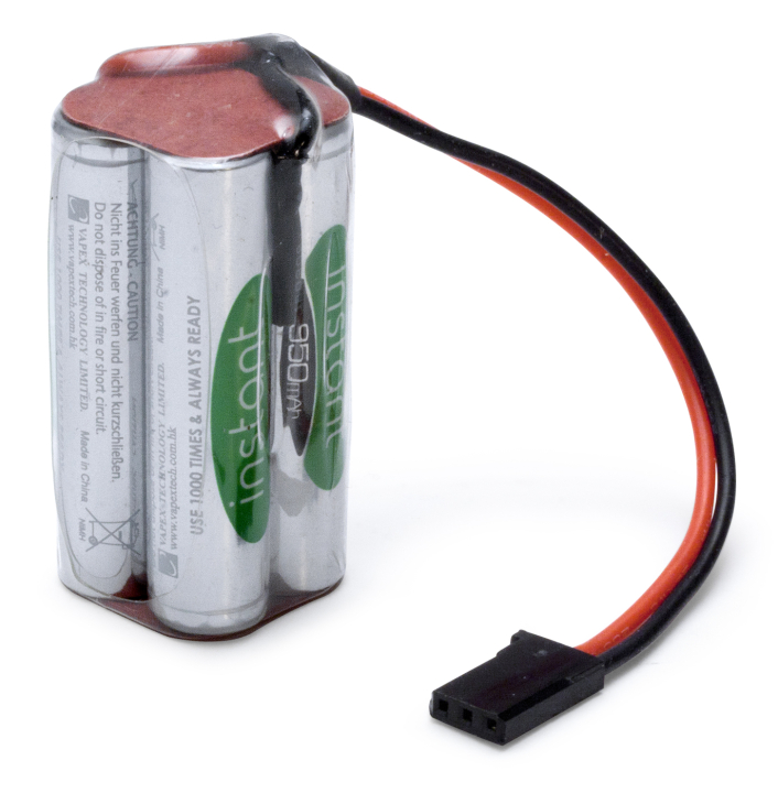 Vapex Mottagarbatteri NiMH 4,8V 950mAh Kub i gruppen Elektronik / Batterier & laddare / Batterier / NiMH hos Rynosx4 Hobbyshop AB (VP950AAAW4F2)