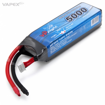 Li-Po Batteri 4S 14,8V 5000mAh 30C PREMIUM i gruppen Elektronik / Batterier & laddare / Batterier / Li-Po hos Rynosx4 Hobbyshop AB (VP95125III)