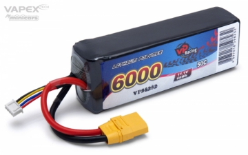 Li-Po Batteri 3S 11,1V 6000mAh 50C XT90-Kontakt i gruppen Elektronik / Batterier & laddare / Batterier / Li-Po hos Rynosx4 Hobbyshop AB (VP98232)
