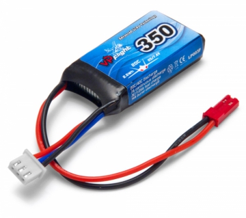 Li-Po Batteri 2S 7,4V  350mAh 20C JST-RCY (BEC) i gruppen Elektronik / Batterier & laddare / Batterier / Li-Po hos Rynosx4 Hobbyshop AB (VPLP003F)