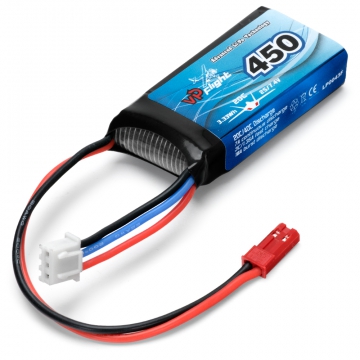 Li-Po Batteri 2S 7,4V  450mAh 20C BEC-Kontakt i gruppen Elektronik / Batterier & laddare / Batterier / Li-Po hos Rynosx4 Hobbyshop AB (VPLP0043F)