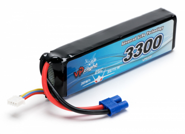 Li-Po Batteri 3S 11,1V 3300mAh 30C EC3-Kontakt i gruppen Elektronik / Batterier & laddare / Batterier / Li-Po hos Rynosx4 Hobbyshop AB (VPLP033EC3)