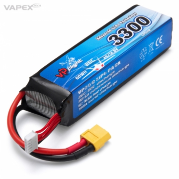 Li-Po Batteri 4S 14,8V 3300mAh 25C XT60-Kontakt i gruppen Elektronik / Batterier & laddare / Batterier / Li-Po hos Rynosx4 Hobbyshop AB (VPLP034FXT)