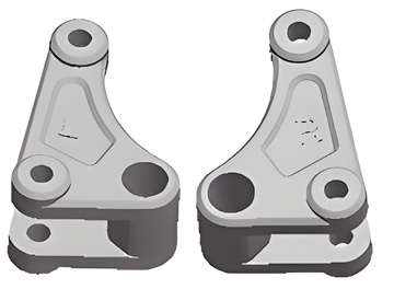 Bellcrank V/H i gruppen RADIOSTYRD BIL / Reservdelar / WL Delar hos Rynosx4 Hobbyshop AB (WL0043)