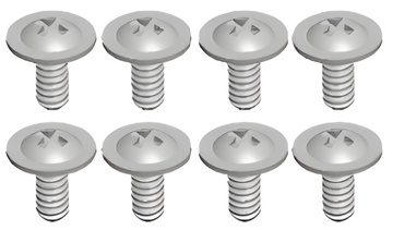 Phillips Skruv 2x4mm (8) i gruppen RADIOSTYRD BIL / Reservdelar / WL Delar hos Rynosx4 Hobbyshop AB (WL0069)