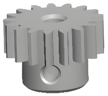 Motordrev Pinion 17T i gruppen RADIOSTYRD BIL / Reservdelar / WL Delar hos Rynosx4 Hobbyshop AB (WL0088)