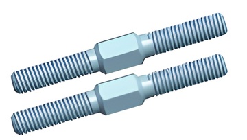 Turnbuckle Stag Kort (2) i gruppen RADIOSTYRD BIL / Reservdelar / WL Delar hos Rynosx4 Hobbyshop AB (WL0280)