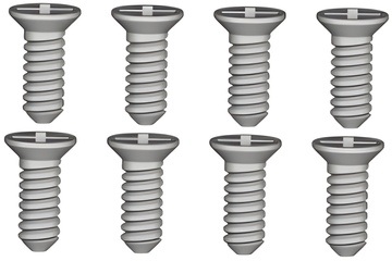Phillips Försänkt Skruv 1.7x4.5mm (8) i gruppen RADIOSTYRD BIL / Reservdelar / WL Delar hos Rynosx4 Hobbyshop AB (WL0633)