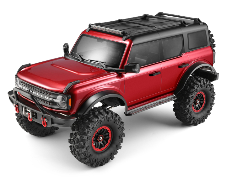 WL 104020 4WD Crawler Truck m. Vinsch 1/10 RTR Röd i gruppen RADIOSTYRD BIL / RC-BILAR / Radiostyrda bilar hos Rynosx4 Hobbyshop AB (WL104020-RED)