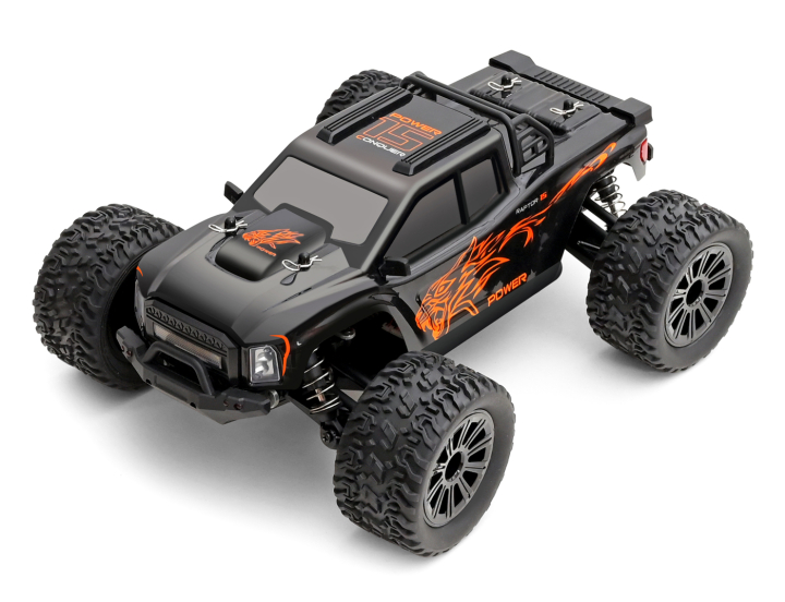 WL 164018 4WD Monstertruck 1/16 RTR Svart i gruppen RADIOSTYRD BIL / RC-BILAR / Radiostyrda bilar hos Rynosx4 Hobbyshop AB (WL164018-BLK)