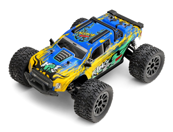 WL 164018 4WD Monstertruck 1/16 RTR Blå i gruppen RADIOSTYRD BIL / RC-BILAR / Radiostyrda bilar hos Rynosx4 Hobbyshop AB (WL164018-BLUE)