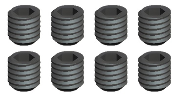 Hex Stoppskruv M3x3mm (8) i gruppen RADIOSTYRD BIL / Reservdelar / WL Delar hos Rynosx4 Hobbyshop AB (WL1654)