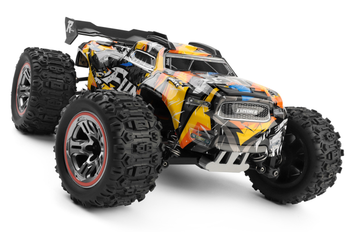 WL 184008B 4WD Borstlös Monstertruck 1/18 RTR i gruppen RADIOSTYRD BIL / RC-BILAR / Radiostyrda bilar hos Rynosx4 Hobbyshop AB (WL184008B)