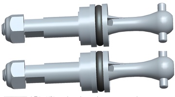 Drivaxel (2) i gruppen RADIOSTYRD BIL / Reservdelar / WL Delar hos Rynosx4 Hobbyshop AB (WL2135)
