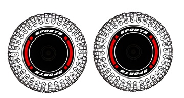 Däck & Fälg Fram (2) i gruppen RADIOSTYRD BIL / Reservdelar / WL Delar hos Rynosx4 Hobbyshop AB (WL2844)