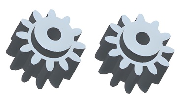 Motordrev Pinion (2) i gruppen RADIOSTYRD BIL / Reservdelar / WL Delar hos Rynosx4 Hobbyshop AB (WL3335)
