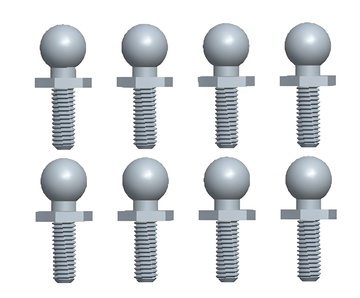 Kulleds Skruv 3x7.5mm (8) i gruppen RADIOSTYRD BIL / Reservdelar / WL Delar hos Rynosx4 Hobbyshop AB (WL3345)