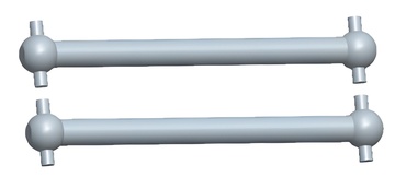 Drivaxel Dogbone (2) i gruppen RADIOSTYRD BIL / Reservdelar / WL Delar hos Rynosx4 Hobbyshop AB (WL3346)
