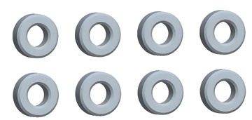 Bussning 3x6x2.5mm i gruppen RADIOSTYRD BIL / Reservdelar / WL Delar hos Rynosx4 Hobbyshop AB (WL3350)