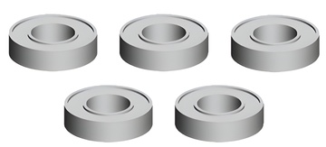 Kullager 6x10x3 mm (5) i gruppen RADIOSTYRD BIL / Reservdelar / WL Delar hos Rynosx4 Hobbyshop AB (WLA929-43)