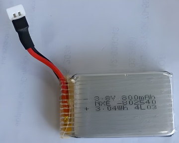 Batteri Lithium 3.8v 800mAh - K160 i gruppen RYNOS / Ej publicerat hos Rynosx4 Hobbyshop AB (WLK160.0017)